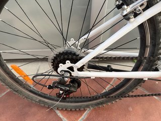 Bicicleta Montaña 24 Blanca y Azul