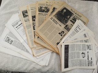 Lote 51 periódicos Mundo Obrero año 1977