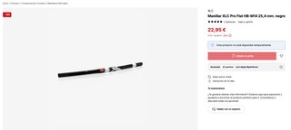 Manillar XLC Pro Flat HB-M14 Negro