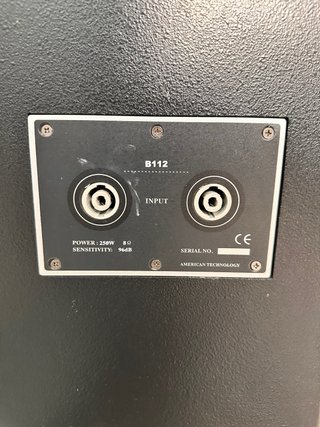 Altavoz Profesional BCT B112 Negro