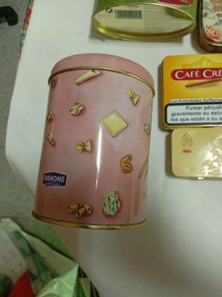Conjunto 16 cajas metálicas antiguas