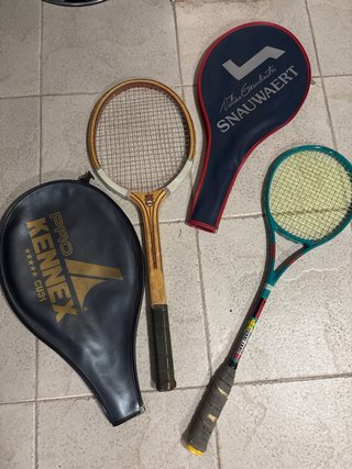 2 Raquetas Vintage Tenis/Bádminton
