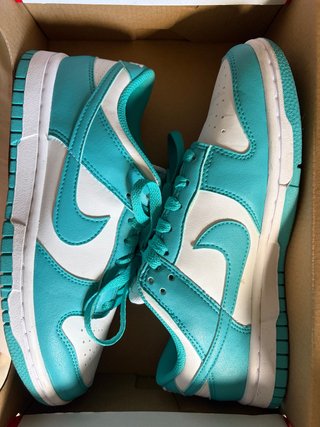 Nike Dunk Low Blanco/Turquesa