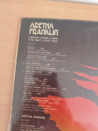 Aretha Franklin Primeras Grabaciones Vinilo