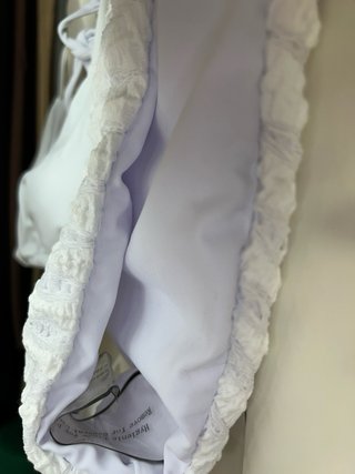 Bikini blanco para playa
