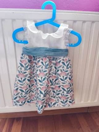 Conjunto 2 Vestidos ceremonia niña Talla 8 y 18/24