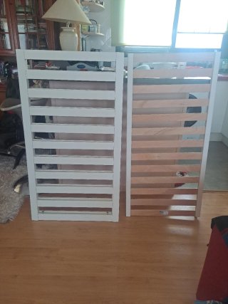 Cuna de bebé blanca.Medidas  1.20x70cmx92cm