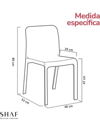 SP Berner - Pack de 6 Sillas Grana - Apilables