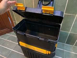 Caja Herramientas Multiposición con Ruedas
