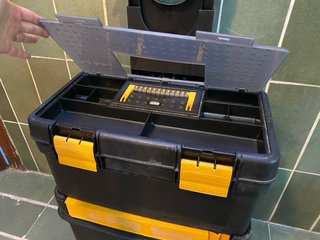 Caja Herramientas Multiposición con Ruedas