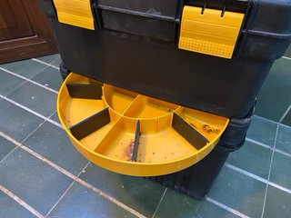 Caja Herramientas Multiposición con Ruedas