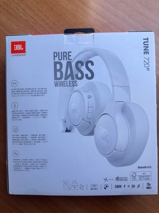 Auriculares JBL Tune 720BT Blancos