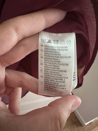 Blusa H&M Morada Talla S