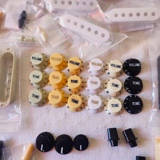 Repuestos Guitarra Stratocaster Cubiertas Knobs Nu