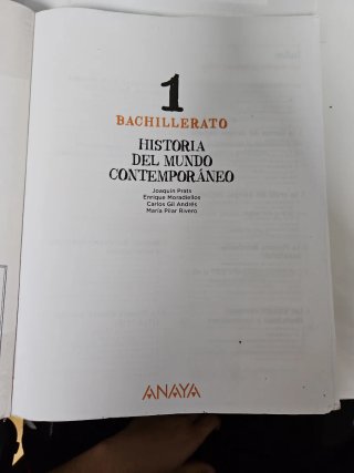Historia del Mundo Contemporáneo 1 Bachillerato