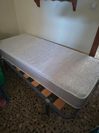 Colchón 80x180 cm + Somier con patas