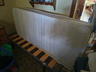 Colchón 80x180 cm + Somier con patas