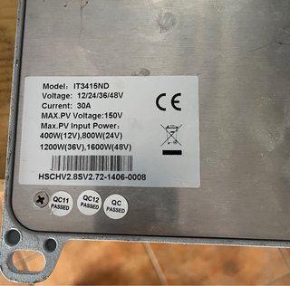 Regulador MPPT Solar iTracer