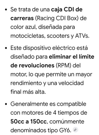CDI NEW Racing TZR50 Azul/Plata Nuevo sin estrenar