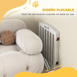 Barrera para perros blanca