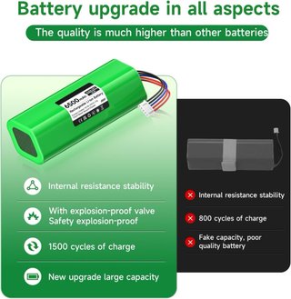 NUEVO! Batería 14.4V 6500mAh Ecovacs Deebot T8 T9