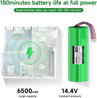 NUEVO! Batería 14.4V 6500mAh Ecovacs Deebot T8 T9