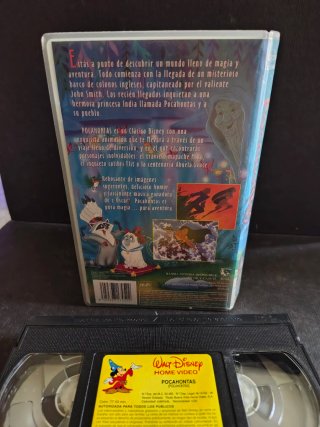 VHS Disney Pocahontas (1996) – Con pubblicità