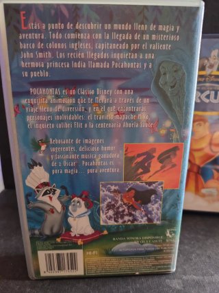 VHS Disney Pocahontas (1996) – Con pubblicità
