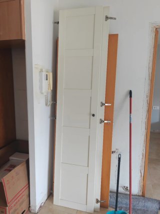 3 Puertas Armario Madera y Cristal Ikea
