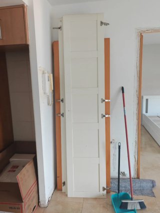 3 Puertas Armario Madera y Cristal Ikea