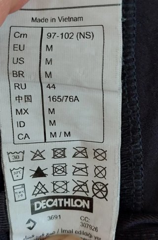 Pantaloncini Decathlon Taglia M