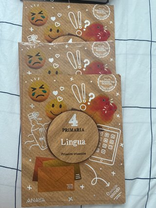 Libros lingua 4 primaria Anaya