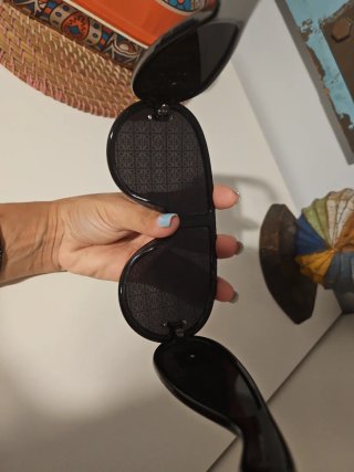 Gafas de Sol Loewe Negras y Doradas