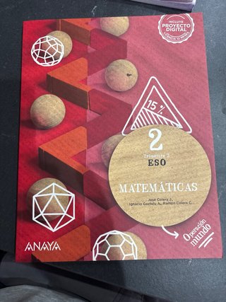 Matemáticas 2o de ESO