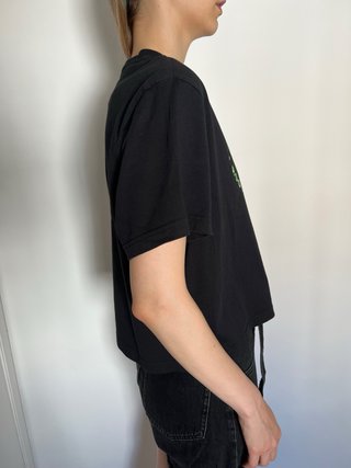 Camiseta Adidas Negra Talla L Algodón