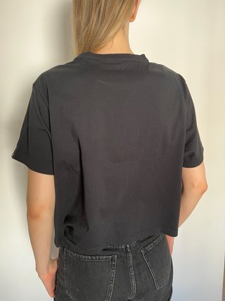 Camiseta Adidas Negra Talla L Algodón
