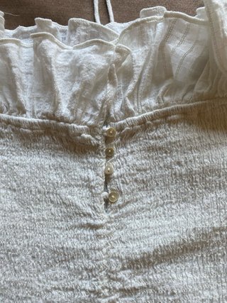 Top Zara fruncido