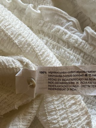 Top Zara fruncido