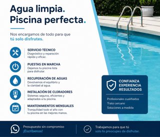 SERVICIO TÉCNICO Y MANTENIMIENTO PARA PISCINAS