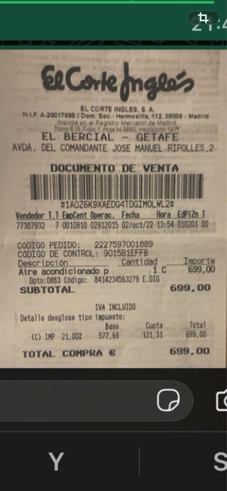 Aire Acondicionado Portátil Taurus Alpatec