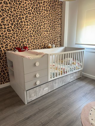 Cuna convertible Alondra + Cama nido