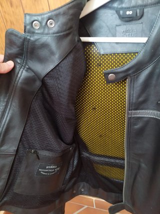 Chaqueta moto de cuero Rukka talla 50
