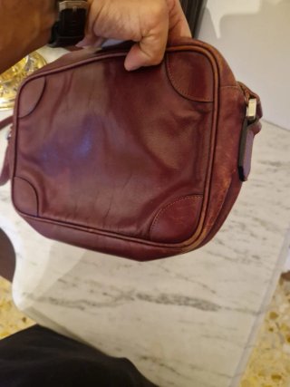 Borsa Yves Saint Laurent vintage pelle rossa