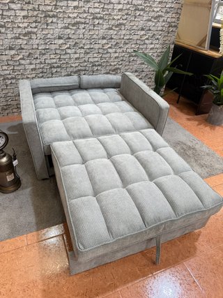Sofá Cama 1 Plaza Gris