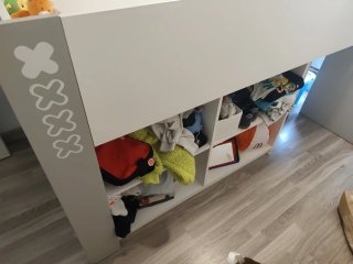 Cama infantil blanca