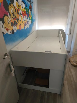 Cama infantil blanca