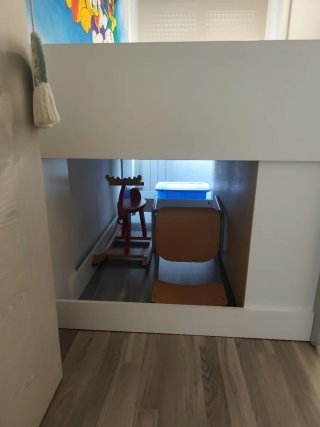 Cama infantil blanca