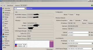 Router MikroTik hAP lite (Repetidor Wi-Fi y cable)