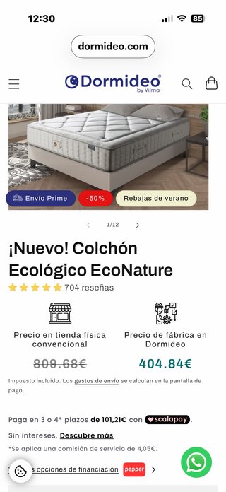 Colchon 150x1,80 alta calidad, sin usar fue regal