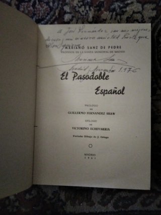 El pasodoble Español